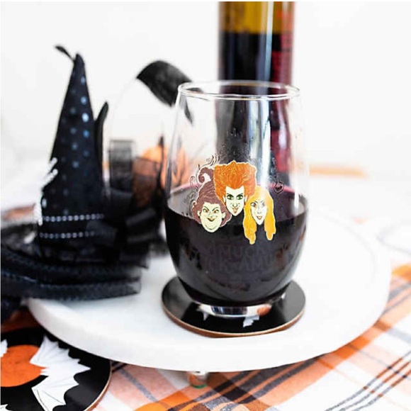 Disney Hocus Pocus Set of 4 Stemless Glasses NWT - Picture 2 of 11